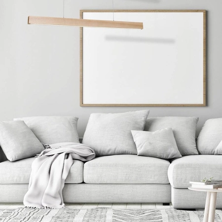 Lampa wisząca TIMBER, naturalne drewno, 18W LED, barwa ciepła 3000K, MLP568