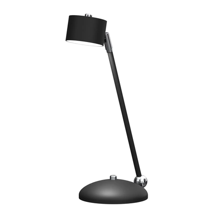 Lampka biurkowa ARENA BLACK/SILVER 1xGX53