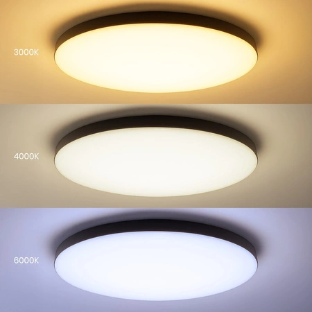 Plafon Siena Czarny 80W LED Ø750 mm + pilot