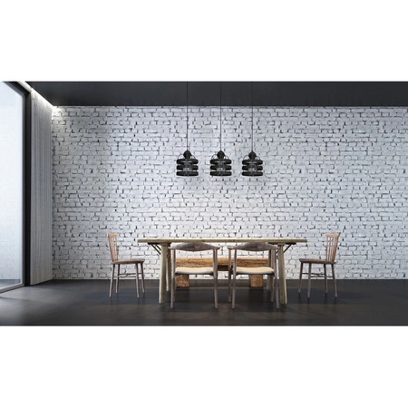 Lampa wisząca listwa LARS, czarna, 3x60W E27, MLP799