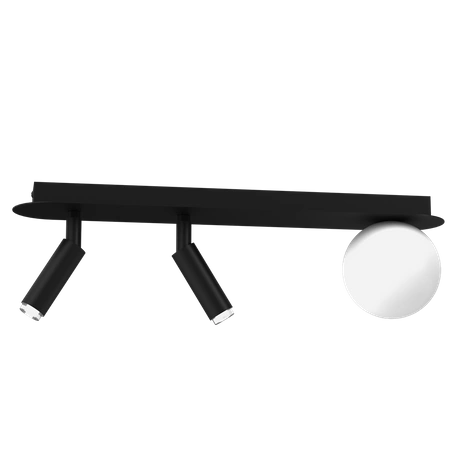 Lampa sufitowa SIRIO, MLP8405, czarny/biały, 3x25W G9