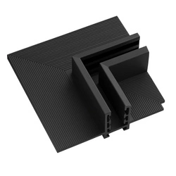 Narożnik podtynk L bok magnetic track 5mm