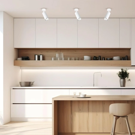 Oprawa Mica Spot Biały + Chrom 1xGU10