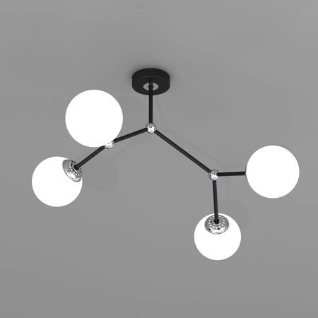 Lampa sufitowa JOY BLACK 4xE14