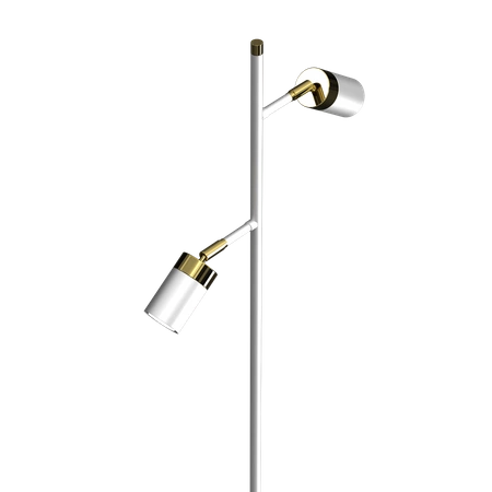 Lampa podłogowa JOKER WHITE/GOLD 1xGU10