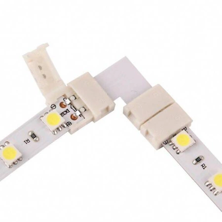 Złączka LED 8mm. Kształt: L EKPZ005