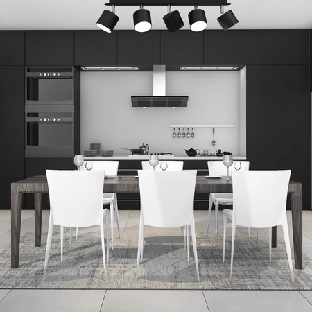 Lampa sufitowa DIXIE BLACK 5x GX53 szer. 64cm | czarny