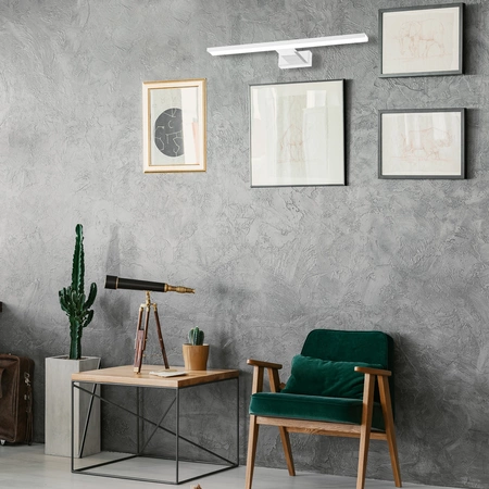 Kinkiet PINTO WHITE 12W LED 50cm | Biały