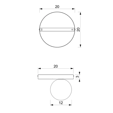 Lampa sufitowa BIBIONE 1xG9