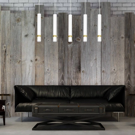 Lampa wisząca JOKER, MLP6122, biały/złoty, 5x8W GU10