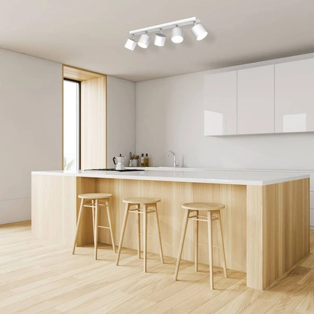 Lampa sufitowa DIXIE WHITE 5x GX53 szer. 64cm | biały