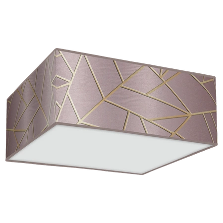 Lampa sufitowa ZIGGY PINK, MLP7589, różowy/złoty, 3x60W E27
