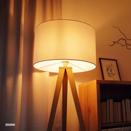 Żarówka Filamentowa LED G45, E27, 4W, barwa ciepła 2700K, 430lm, Half Gold