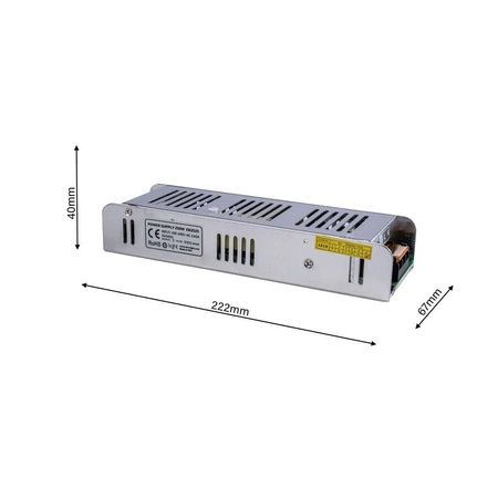 ZASILACZ LED 250W / 12V EKZAS525