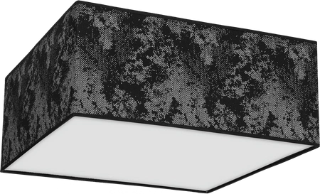 Lampa sufitowa SATINO, 50cm, czarny/srebrny, 3x60W E27, MLP7326