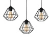 INDUSTRIALNA Lampa wisząca COLIN BLACK 3xE27 MLP4790