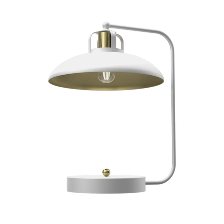 Lampka biurkowa FELIX WHITE/GOLD 1xE27