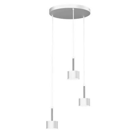 Lampa wisząca ARENA, MLP7780, biały/srebrny, 3x11W GX53