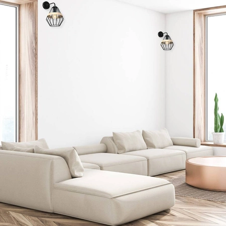 Kinkiet INDUSTRIALNY CLIFF BLACK 1xE27 MLP5523