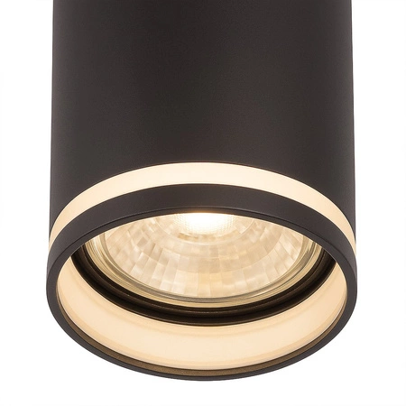 Oprawa Pipe Ring Spot Czarny 1xGU10