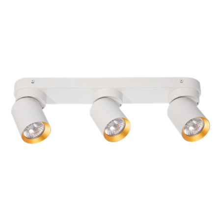 Lampa Sufitowa Andy 3xGU10 Biały + Złoty