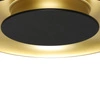 Lampa sufitowa Piattino Czarny Złoty 30W LED 3000K-4000k-6000K