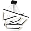 Lampa wisząca kwadraty NERO LED 81,5cm