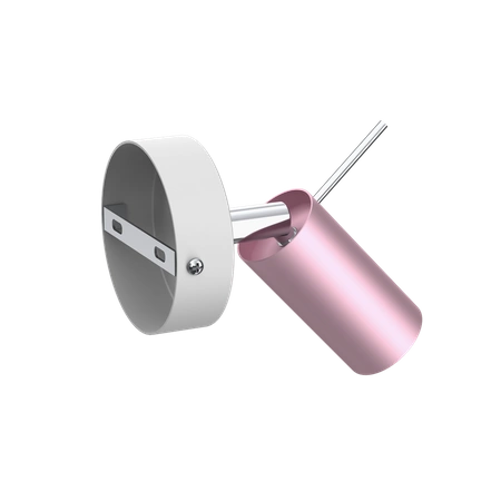 Kinkiet PRESTON PINK/WHITE 1x mini GU10
