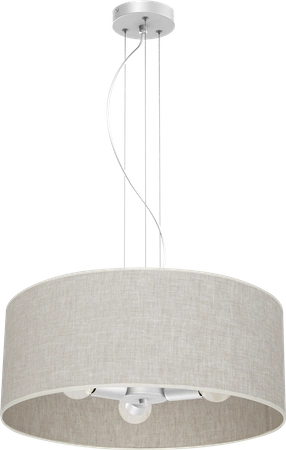 Lampa wisząca LINO, MLP7501, biały/szary, 3x60W E27