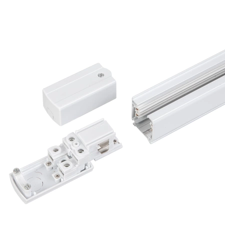 Prowadnica Track Biały 3-Obwodowy 2m + Zasilanie