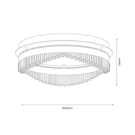 Lampa sufitowa PRECIOSA 36W LED