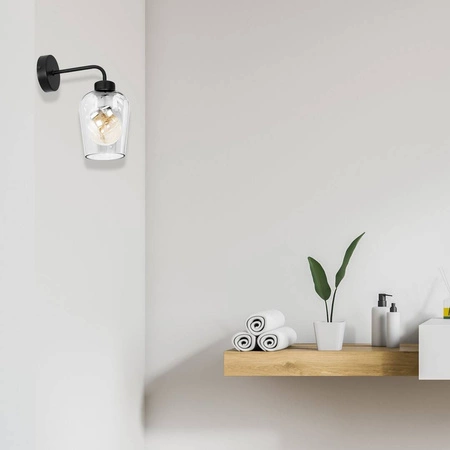 Nowoczesna lampa ścienna kinkiet SANTIAGO CLEAR MLP6599
