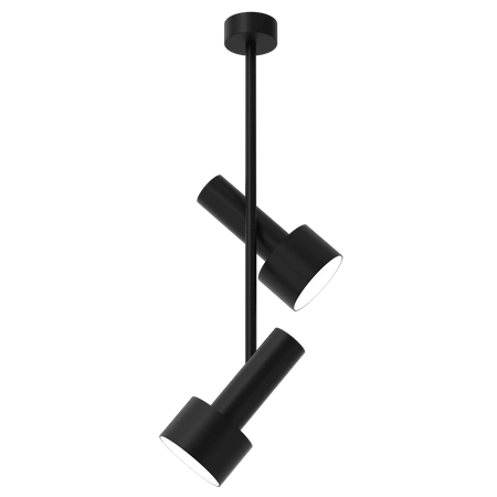 Lampa sufitowa LINTERNA, MLP8676, czarna, 2x11W GX53