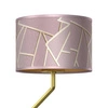 Kinkiet ZIGGY PINK, MLP7584, różowy/złoty, 1x60W E27 + 1x8W mini GU10