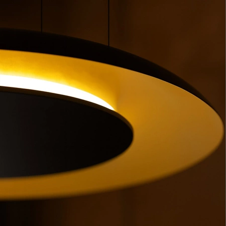 Lampa wisząca Piattino Czarny Złoty 30W LED 3000K-4000k-6000K