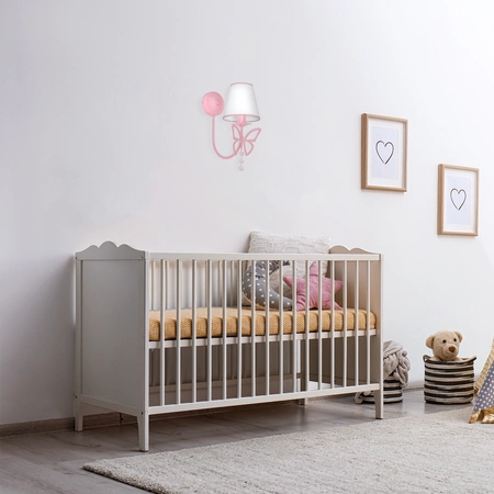 Kinkiet dziecięcy CHARLOTTE różowy