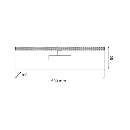 Kinkiet PRADO Black 11W LED 3000K