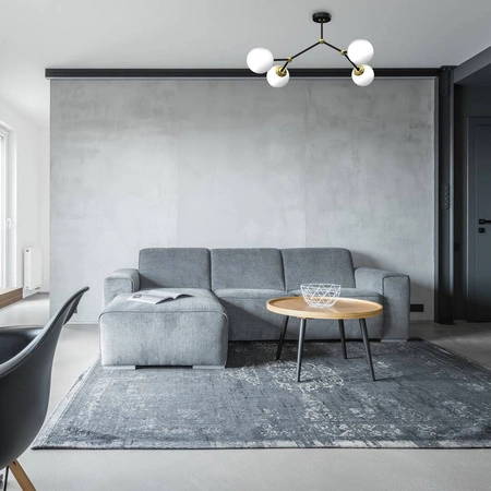 Lampa sufitowa JOY, MLP 7461, czarny/złoty, 4x40W E14