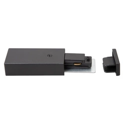 Zasilanie + Zaślepka Do Szynoprzewodu Czarny 1-Obwodowy