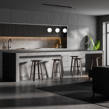 Lampa wisząca CAPRI, MLP8818, czarny/biały, 3x7W G9