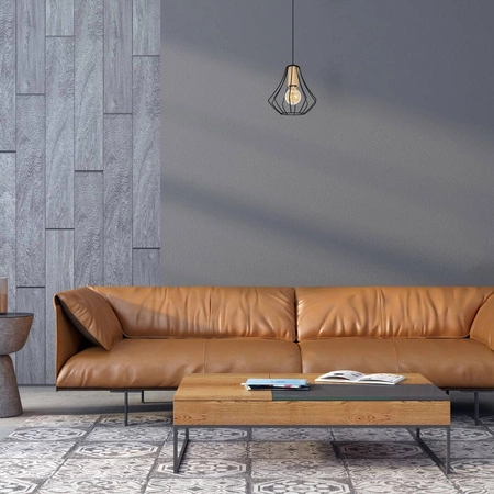 LAMPA WISZĄCA WILL BLACK 1XE27 MLP4188