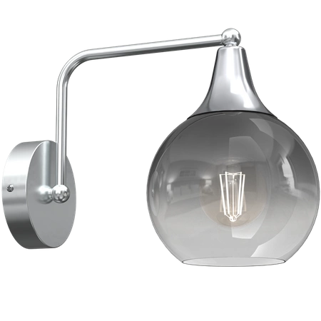 Kinkiet MONTE, MLP8319, srebrny, 1x60W E27