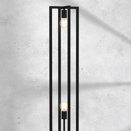 Lampa podłogowa ARNOLD, MLP8566, czarna, 2x60W E27