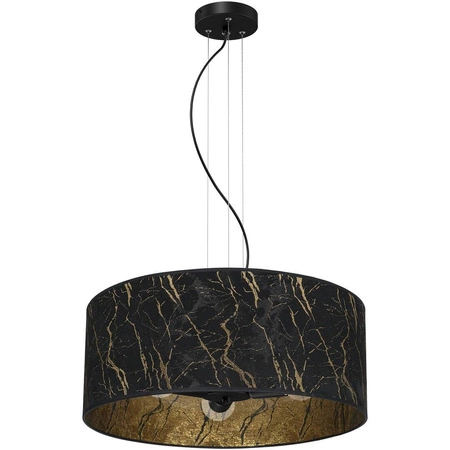 Lampa wisząca SENSO Black/Gold 3xE27 wys. 90cm | czarny złoty