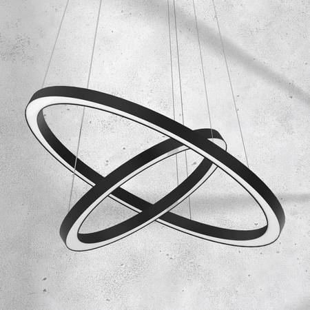 Lampa wisząca GALAXIA, ML8422, czarna, 46W LED, barwa ciepła 3500K