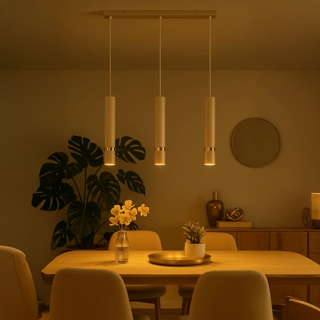 Lampa wisząca JOKER CASHMERE/GOLD 3xGU10