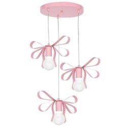 Lampa Wisząca EMMA PINK 3xE27 MLP1040