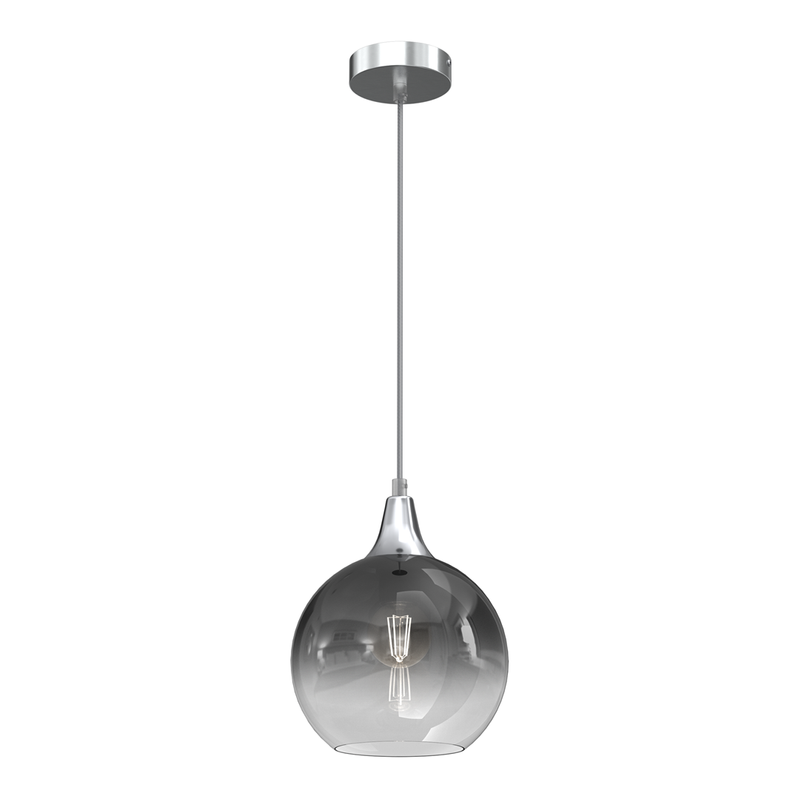 Lampa wisząca MONTE SILVER, 20 cm, MLP8320, srebrna, 1x60W E27